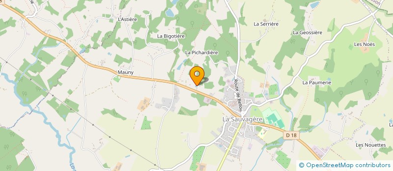 localisation de l'entreprise EARL DE LA FROMAGERE à FAVEROLLES