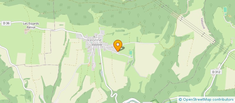 localisation de l'entreprise EARL DE LA FRUITIERE  VALOREILLE