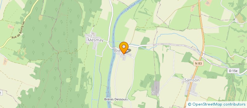 localisation de l'entreprise EARL DE LA FURIEUSE à RENNES-SUR-LOUE