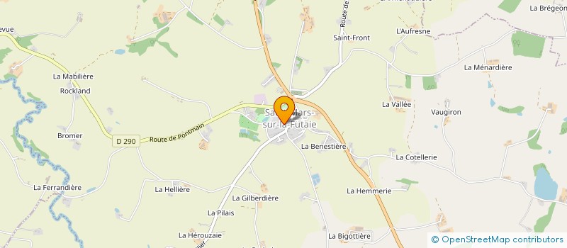 localisation de l'entreprise EARL DE LA FUTAIE à ST MARS SUR LA FUTAIE