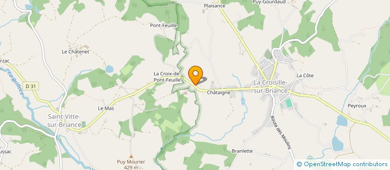 localisation de l'entreprise EARL DE LA GANE à LINARDS
