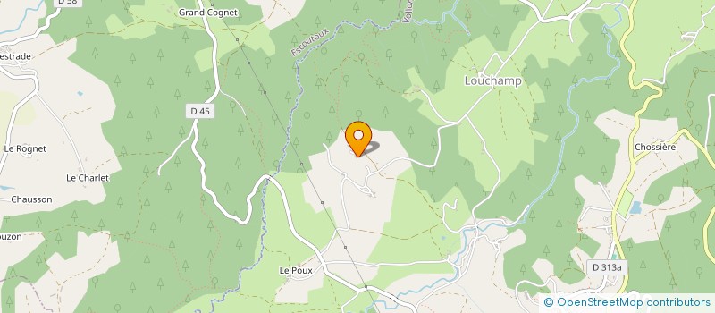 localisation de l'entreprise EARL DE LA GARBIERE à VOLLORE-VILLE