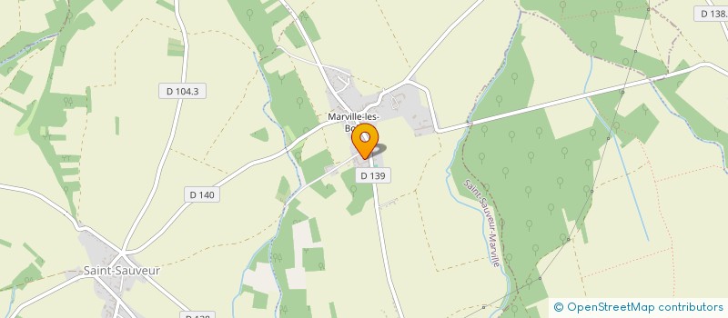 localisation de l'entreprise EARL DE LA GARENNE à SAINT-SAUVEUR-MARVILLE