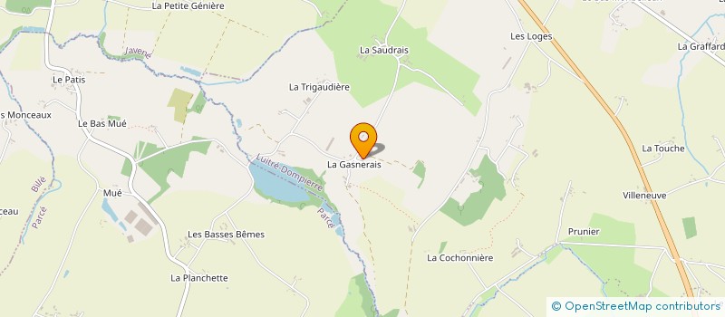 localisation de l'entreprise EARL DE LA GASNERAIS à LUITRE-DOMPIERRE