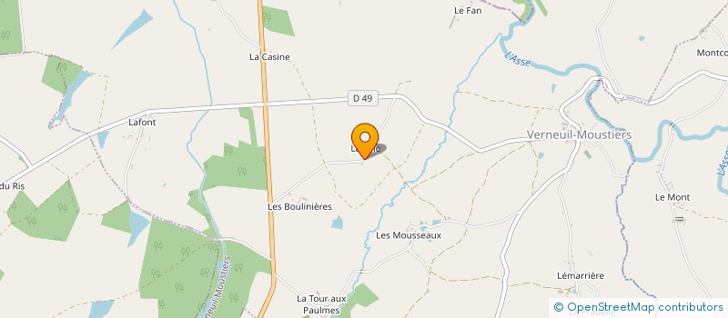 localisation de l'entreprise EARL DE LA GASSOTTE à AZAT-LE-RIS