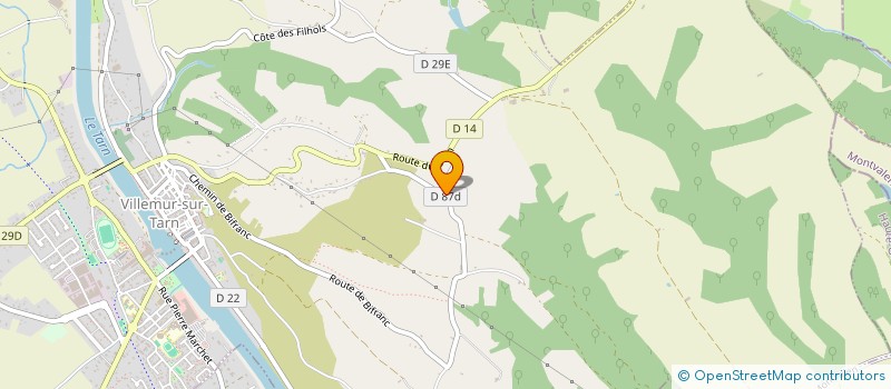 localisation de l'entreprise EARL DE LA GAVOTTE à VILLEMUR-SUR-TARN
