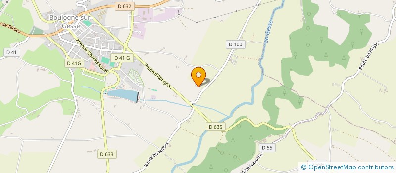 localisation de l'entreprise EARL DE LA GESSE à BOULOGNE-SUR-GESSE