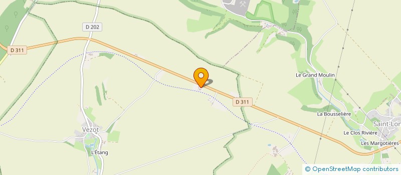 localisation de l'entreprise EARL DE LA GIBEAUDIERE  LES AULNEAUX