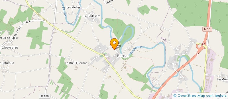 localisation de l'entreprise EARL DE LA GIBOURNIERE à BARRO