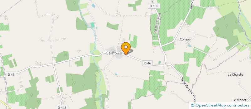localisation de l'entreprise EARL DE LA GLAUDIERE à SAINT-AULAIS-LA-CHAPELLE
