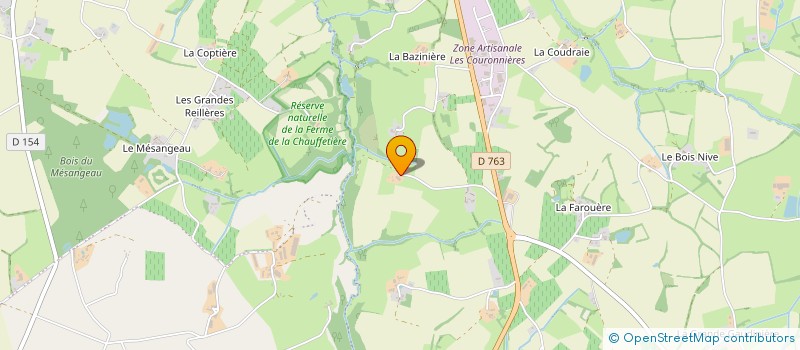 localisation de l'entreprise EARL DE LA GODINIERE  OREE-D'ANJOU