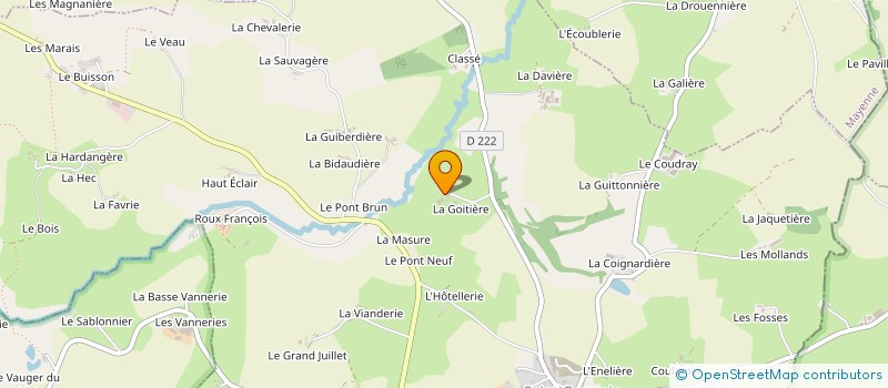 localisation de l'entreprise EARL DE LA GOITIERE à SAINT-GERMAIN-DE-COULAMER