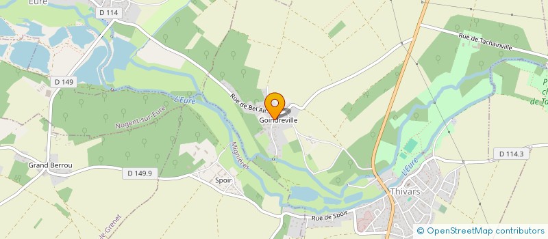 localisation de l'entreprise EARL DE LA GOUETHIERE à THIVARS