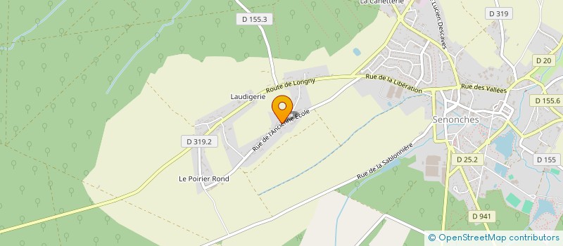localisation de l'entreprise EARL DE LA GOURDERIE à SENONCHES