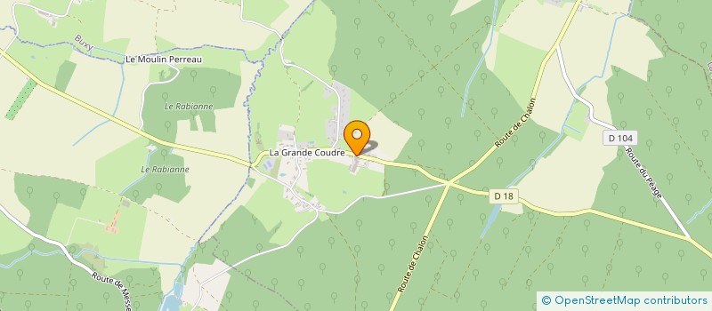 localisation de l'entreprise EARL DE LA GRANDE COUDRE  SAINT-GERMAIN-LES-BUXY