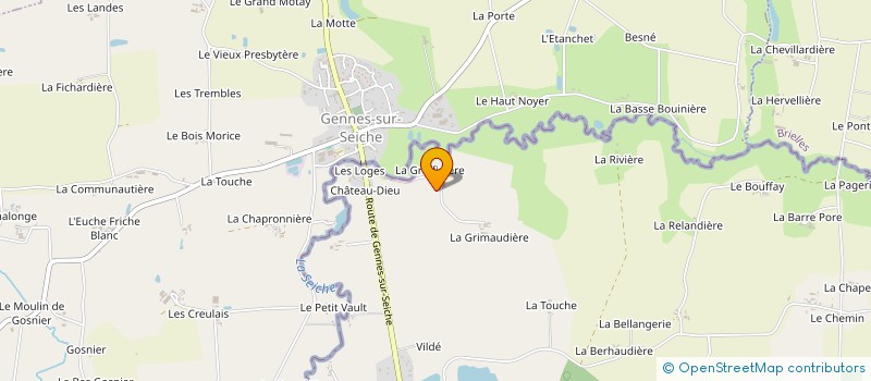 localisation de l'entreprise EARL DE LA GRANDE HERONNERIE à SAINT-POIX