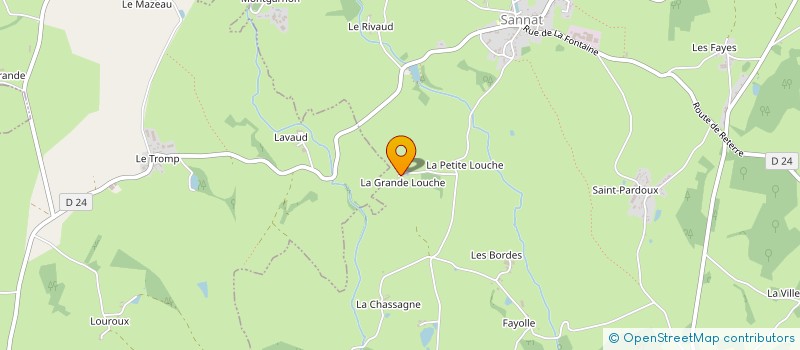 localisation de l'entreprise EARL DE LA GRANDE LOUCHE à SANNAT