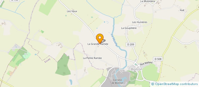 localisation de l'entreprise EARL DE LA GRANDE RAMEE à BOITRON