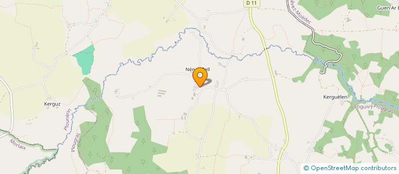 localisation de l'entreprise EARL DE LA GRANDE SALLE à LOGUIVY-PLOUGRAS