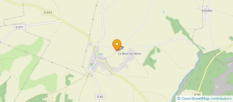 localisation de l'entreprise EARL DE LA GRANGE à CHOUY