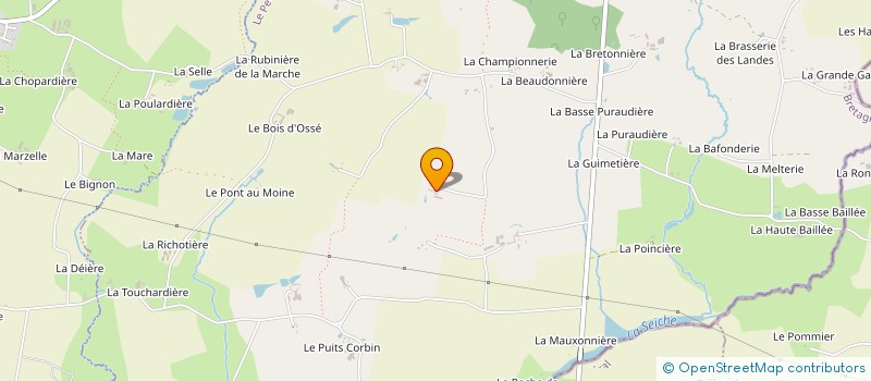 localisation de l'entreprise EARL DE LA GRANGERIE à LE PERTRE