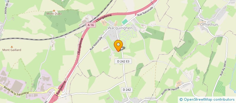 localisation de l'entreprise EARL DE LA GRANGETTE  WACQUINGHEN