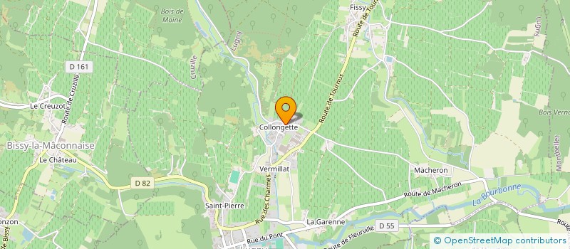 localisation de l'entreprise EARL DE LA GRAPPE D'OR à LUGNY