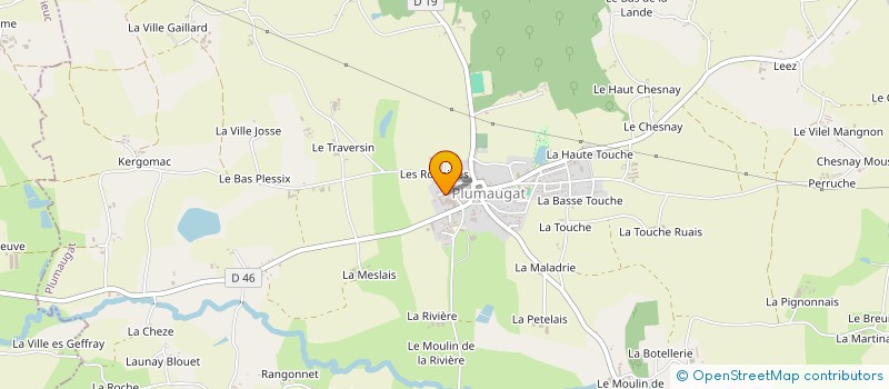 localisation de l'entreprise EARL DE LA GRAVELLE à LANRELAS