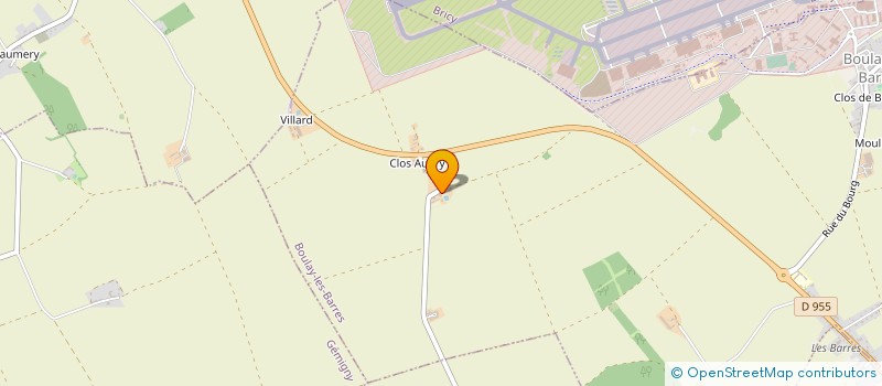localisation de l'entreprise EARL DE LA GRAVELLERIE à BOULAY-LES-BARRES