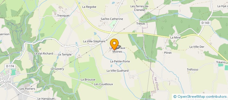 localisation de l'entreprise EARL DE LA GREE AUX MOINES à LIZIO