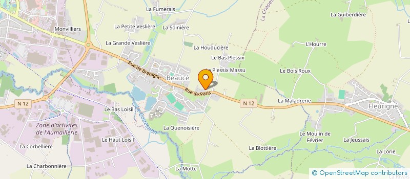 localisation de l'entreprise EARL DE LA GROTTE à PARIGNE