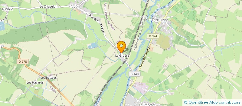 localisation de l'entreprise EARL DE LA GRUYERE  SAINT-LEGER-SUR-DHEUNE