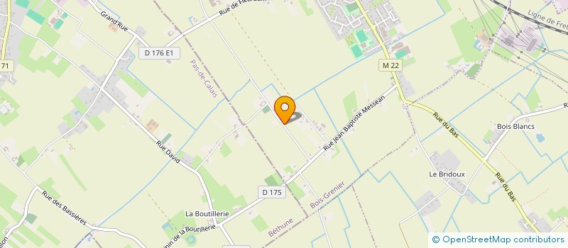 localisation de l'entreprise EARL DE LA GUENNERIE à BOIS-GRENIER