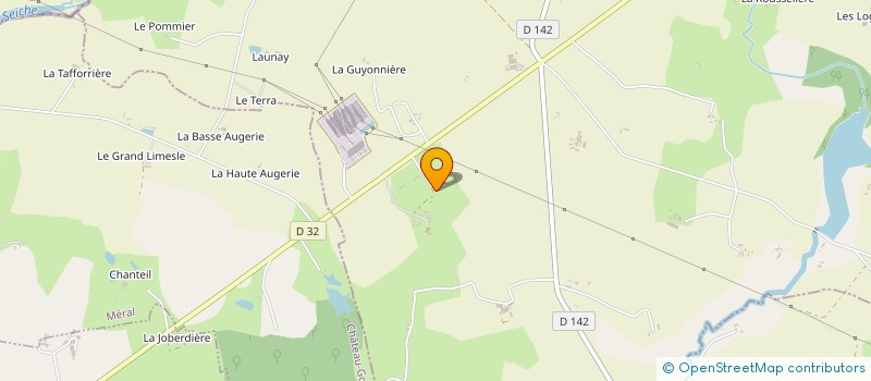localisation de l'entreprise EARL DE LA GUESIERE à BEAULIEU SUR OUDON