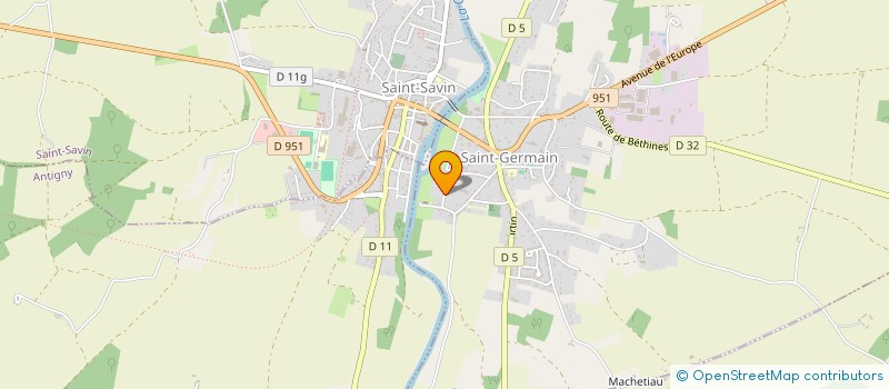 localisation de l'entreprise EARL DE LA GUESSERIE  SAINT-GERMAIN