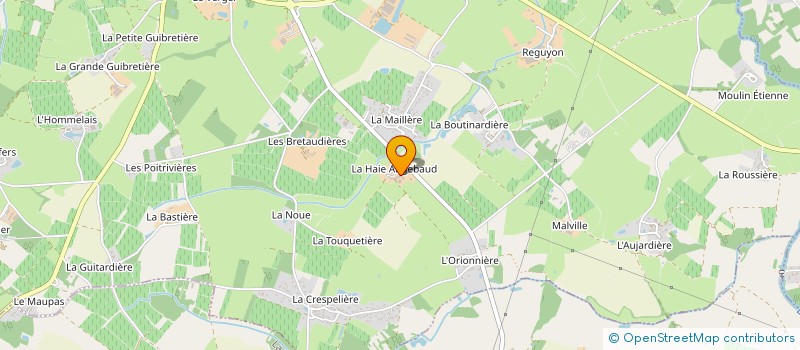 localisation de l'entreprise EARL DE LA HAIE RIAUD  SAINT-PHILBERT-DE-GRAND-LIEU