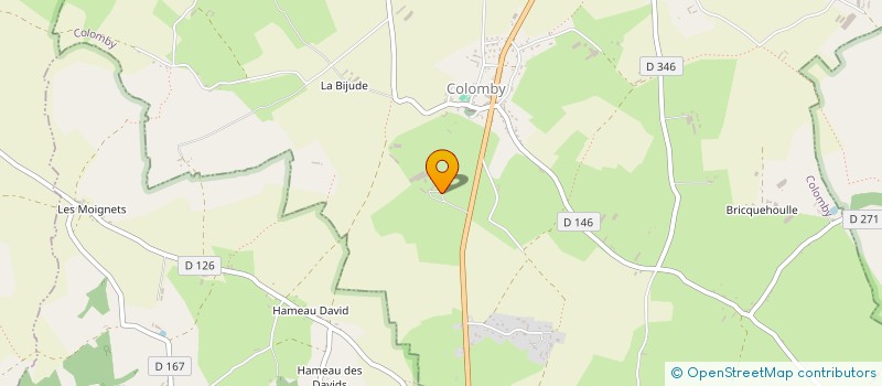 localisation de l'entreprise EARL DE LA HANODIERE à COLOMBY
