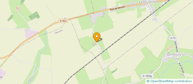 localisation de l'entreprise EARL DE LA HAUTE BONDE à LA BOUTEILLE