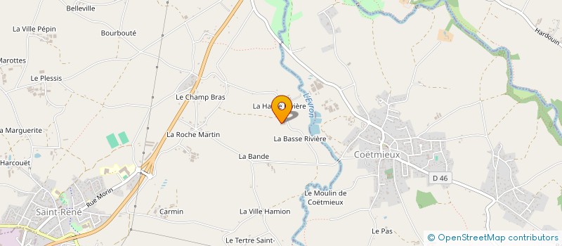 localisation de l'entreprise EARL DE LA HAUTE RIVIERE à HILLION
