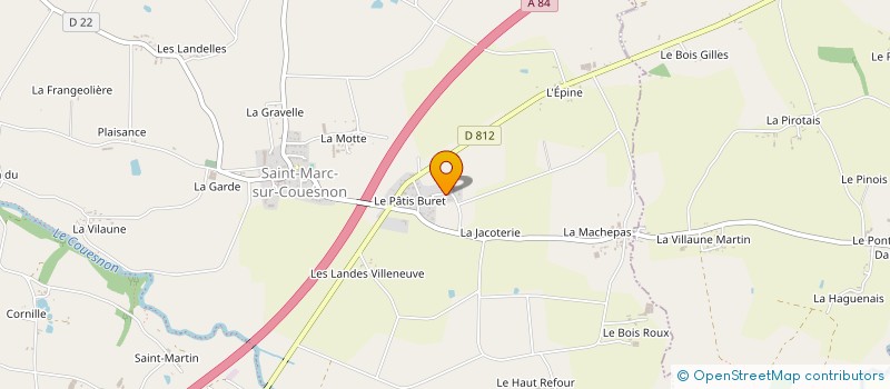 localisation de l'entreprise EARL DE LA HERAUDAIS  SAINT-OUEN-DES-ALLEUX