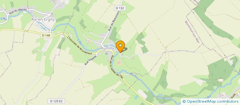 localisation de l'entreprise EARL DE LA HUBERDERIE  RUMILLY