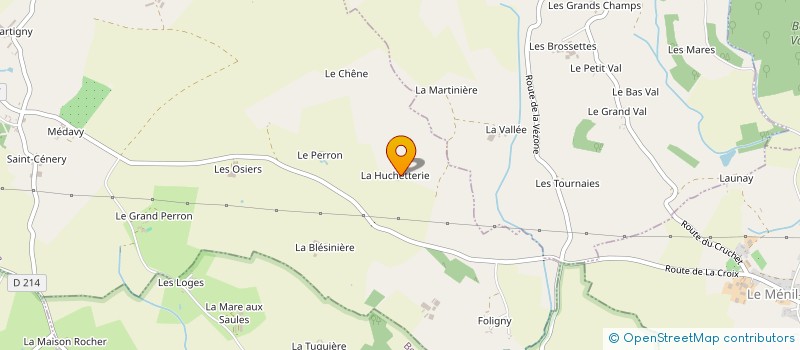 localisation de l'entreprise EARL DE LA HUCHETTERIE à AUNOU-SUR-ORNE