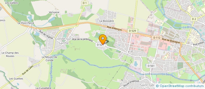 localisation de l'entreprise EARL DE LA JARDINIERE à MENIL ERREUX