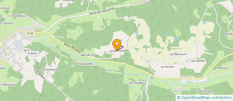 localisation de l'entreprise EARL DE LA JAUMARIE à VERGT