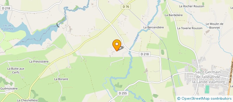 localisation de l'entreprise EARL DE LA JEULIERE à VIRE-NORMANDIE