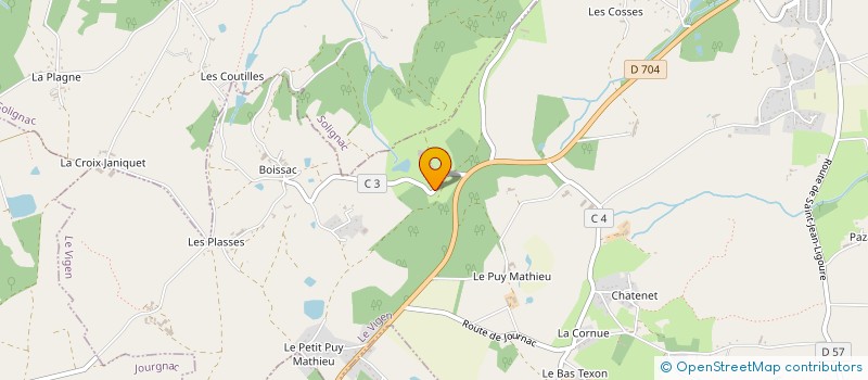 localisation de l'entreprise EARL DE LA JOUVIE à LE VIGEN