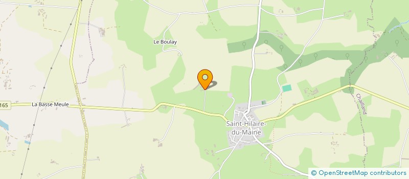 localisation de l'entreprise EARL DE LA JUBERTIERE à SAINT-HILAIRE-DU-MAINE
