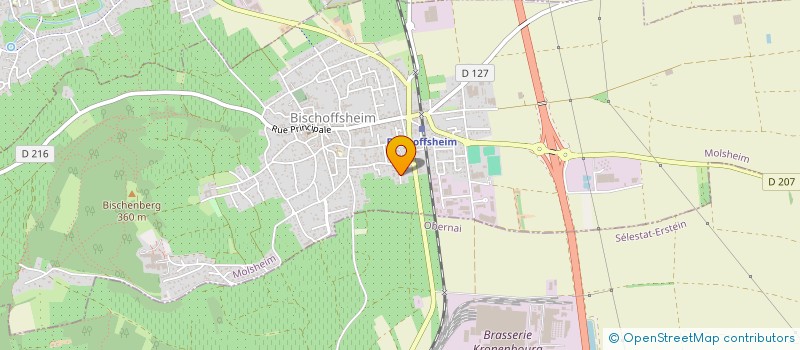 localisation de l'entreprise EARL DE LA LACH - FERME GAY à BISCHOFFSHEIM
