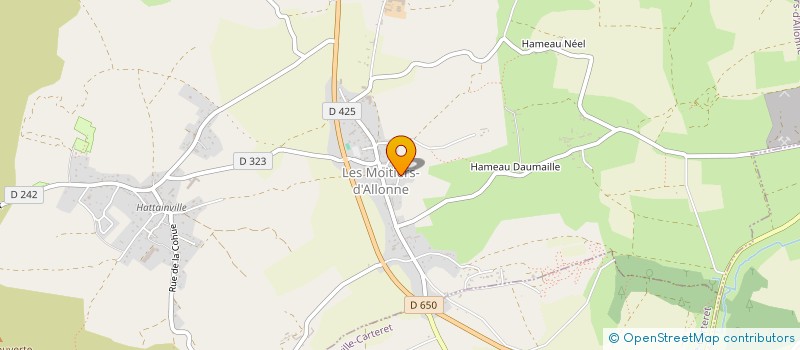 localisation de l'entreprise EARL DE LA LAITUMIERE à LES MOITIERS-D'ALLONNE