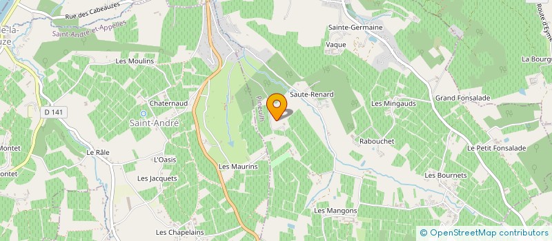 localisation de l'entreprise EARL DE LA LAMBERTIE  PINEUILH